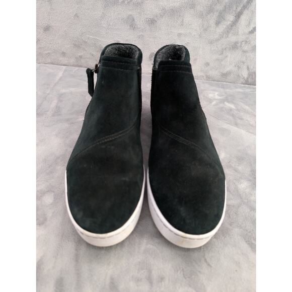 Clarks collection warm lined Pawley Joy sneaker boots sz 10 black suede - Picture 9 of 9